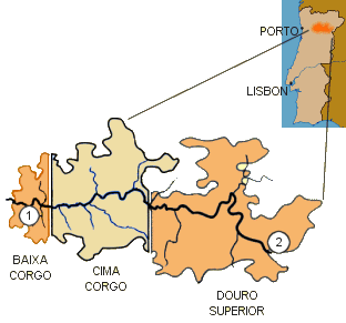 Douro map