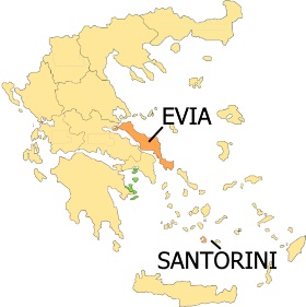 Evia map